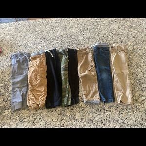 Boys 3T pants lot - gap - Oshkosh- cat & jack / some fleece lined